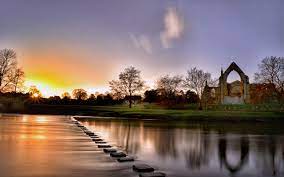 2560 X 1600 Calming Bolton Priory Wallpaper Hdwallpaper Wallpaper Image Hd Wallpaper Wallpaper Landscape Trees