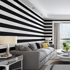 Check spelling or type a new query. Modern Black White Horizontal Vertical Stripes Wallpaper For Walls Roll Home Decor Pvc Waterproof Living Room Bedroom Wall Paper Buy At The Price Of 26 72 In Aliexpress Com Imall Com
