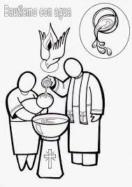 Simbolos Del Bautismo Para Afiche Sacramento Del Bautismo Bautismo Catequesis