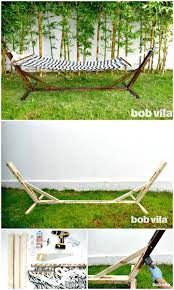 I can actually move it around by myself! 15 Diy Hammock Stand Plans You Should Try This Summer Diy Crafts