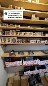 Replying to @nat🍊 I love my 🍓stamp from Casey’s Rubber Stamps in NYC . .  . . . #stamp #stamps #nyc #nycshopping #stationery #traveltiktok  #stationeryaddict #journalsupplies #traveltok ...