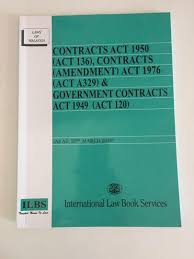 15 section 16(1) of the malaysian contracts act 1950 provides: Contracts Act 1950 International Law Book Services Textbooks On Carousell