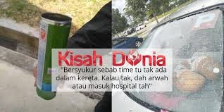 Check spelling or type a new query. Tin Pewangi Meletup Dalam Kereta Cermin Belakang Habis Retak Seribu Kisah Dunia