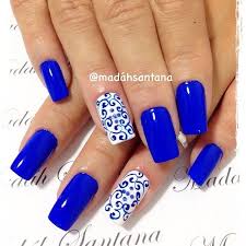 Una mujer prendió fuego a su exnovio y su actual pareja. Disenos De Unas En Gelish Color Azul Decoracion De Unas