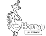 Printable horton hears a who coloring page. Dr Seuss Horton Hears A Who Coloring Pages Coloringcrew Com