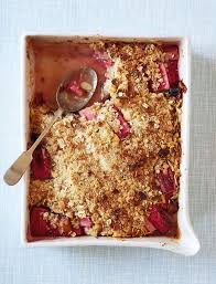 Fruity Rhubarb And Almond Crumble Fruit Crumble Recipe Fruit Crumble Crumble Recipe