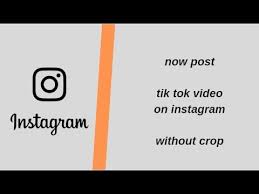 Maybe you would like to learn more about one of these? How To Upload Tiktok Videos On Instagram Without Cropping Youtube