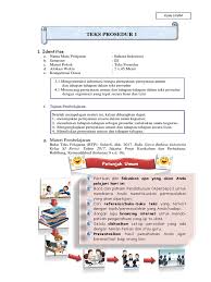 Dan salah satunya adalah jenis teks prosedur kompleks. Buat Ukbm 3 1 4 1 Teks Prosedur Pdf