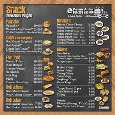 Berikut adalah makanan dan minuman yang sering hadir di pagi hari misalnya bahasa inggris tentang menu makanan, contoh dialog bahasa inggris tentang pemesanan makanan 101 daftar kata adjective dan synonim dalam bahasa inggris lengkap dengan contoh kalimat dan artinya. Snack Menu Picture Of White House Cafe Wonosobo Tripadvisor
