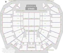 Detailed Seat Row Numbers Concert Chart With Floor Lower