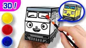 Maybe you would like to learn more about one of these? 3d Coloring Loco L Coloring Tutorial L Tayo Paper Craft L Titipo Titipo Youtube