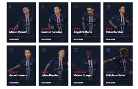 2014/15 2015/16 2016/17 2017/18 2018/19 2019/20 2020/21 2021/22. Venta Equipo De Paris Saint Germain 2019 En Stock