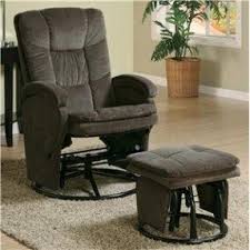 Winado gaming office chair game racing ergonomic backrest and seat height adjustment computer chair with pillows recliner swivel rocker. Swivel Glider Rocker Chair With Ottoman Ideas On Foter