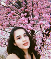 Available for sale, sakura selfie by denise buisman pilger , painting, 2020, 1, 36(w) x 24(h) x 2(d) inch, mixed media on wood, $925. 9 Potret Artis Indonesia Dengan Bunga Sakura Sama Memesonanya
