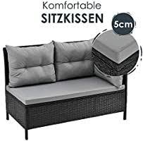 Amazon De Artlife Polyrattan Lounge Manacor Gartenmobel Set Mit Sofa Tisch 2 Hockern Bezuge Grau Sitzg In 2020 Polyrattan Lounges Sitzgruppe Gartenmobel Sets