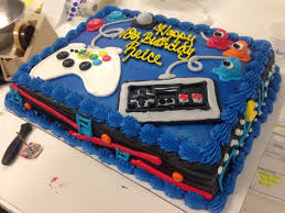 Boy Birthday Sheet Cake Designs Gamer Theme Cake Birthday Sheet Cakes Sheet Cake Designs Cake