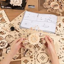 Rokr 3d wooden puzzle owl clock kit. Robotime Rokr Owl Clock Lk503 Wooden 3d Puzzle