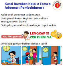 Lengkap Kunci Jawaban Kelas 2 Tema 8 Subtema 1 Pembelajaran 1 Kunci Jawaban Tematik Lengkap Terbaru Simplenews