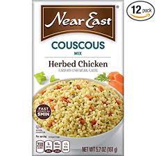Near east mediterranean chicken and couscous. Amazon Com Near East Couscos Mix Herbed Chicken Pack Of 12 Boxes Grocery Gourmet Food