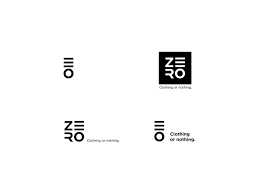 Bicycle Clothing Brand Zero Logotype On Behance Desain Logo Inspirasi Desain Grafis Logo Keren