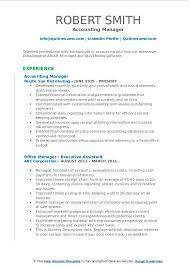 Their duties include handling any client complaints, working to find. Accounting Manager Resume Samples Qwikresume
