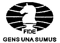 FIDE GENS UNA SUMUS Trademark of Fédération Internationale des Echecs (FIDE) - Registration Number 3550394 - Serial Number 79045174 :: Justia Trademarks