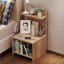 Cr Wood Nightstand Bed End Side Table Bathroom Cabinet Apartment Furniture Diy Home Decor Simple Bedside Tables