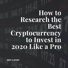 From a technical outlook, it bears mentioning that the token plays a vital role in facilitating the transactions taking place within the ripple ecosystem. How To Research The Best Cryptocurrency To Invest In 2020 Like A Pro