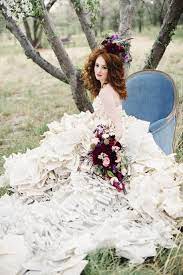 Literary Wedding With A Book Page Wedding Dress Steampunk Wedding Gown Literary Wedding Wedding Dresses