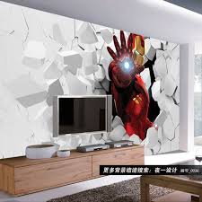 Aliexpress Com Buy 3d Iron Man Photo Wallpaper Custom Wall Murals Amazing Wallpaper Interior Art Decora Girls Room Wallpaper Kids Room Art Kids Room Wall Art