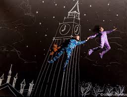 Peter Pan Fairytale Magic Playing With Chalk Drawings And Photography Dream Surreal Photography Fairytale Magic Black Sidewalk Art Chalk Drawings Chalk
