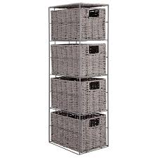 Wicker bathroom accessories, wicker cabinets, shelves, towel racks, & medicine cabinets. Buy Argos Home Slimline Tall Storage Cabinet Grey Freestanding Bathroom Cabinets Argos