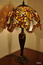 Table Lamp Stained Glass Lamp Baltic Amber Lamp Lamp With Etsy Stained Glass Lamps Tiffany Lamps Tiffany Lamp Shade