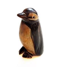 Wooden Carved Penguin Carving Bone Carving Whittling Wood