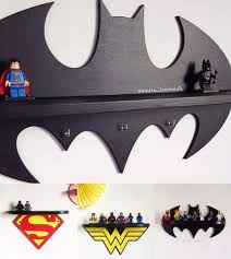 Superman Wonderwoman And Batman Shelf Great For Man Cave Or Little Boy Or Girl Room Batman Bedroom Batman Room Superhero Room