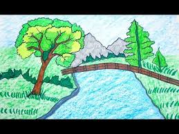 Download free books in pdf format. Natural Scenery Nature Coloring Pages For Kids Drawing With Crayons