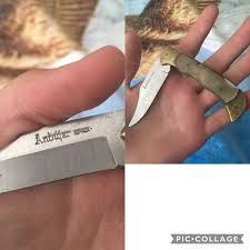 Knives 758 and 752 with case. Can Anyone Tell Me About This Knife Says Anjudar Spain On It Antiques