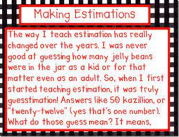 Making Estimations Math Number Sense Math For Kids Estimation