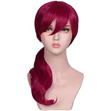 Best anime pigtails hairstyles from image hairstyle long pigtails ver a pink. Amazon Com Colorground Long Wavy Anime Cosplay Pigtail Wig For Halloween Parties And Cons Magenta Beauty