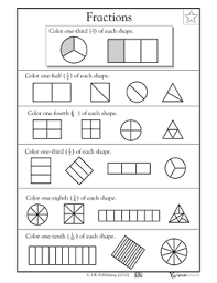 Shape Fractions Fractions Worksheets Fractions 2nd Grade Math Worksheets