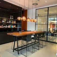 Hochtisch Bar Holz Metall Tisch Hochtisch Massivholztisch Tisch