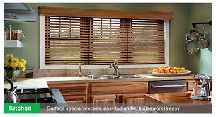 Kitchen sink windows often offer people an enjoyable view when they're washing dishes. White Wood Venetian Plantation Shutters Blinds China Blinds Wooden Venetian Blinds Made In China Com
