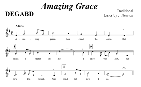 9 Picture Amazing Grace Recorder Finger Chart Www