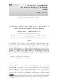 In malaysia, this concern has resulted in clinical waste being classified as scheduled waste that is controlled under the environmental quality the information takes due consideration of the waste management requirements in the environmental quality act of 1974 which is administered by the. Pdf Flood Disaster Management In Malaysia A Review Of Issues Of Flood Disaster Relief During And Post Disaster