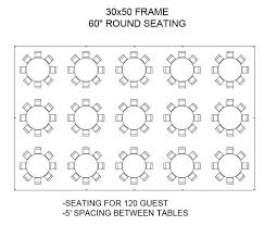 30x50 Tent Layouts Tent Floor Plans Table Layout Seating