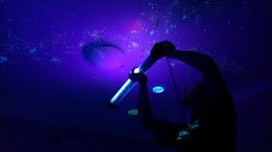 Paint both little dots on your canvas to represent stars and actual starbursts. Nightskymagic 3d Glow In The Dark Night Sky
