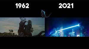 Godzilla vs kong mechagodzilla rises tv spot trailer (2021)watch popular trailers now! Godzilla Vs Kong 2021 Vs 1962 Trailer Side By Side Comparison Youtube