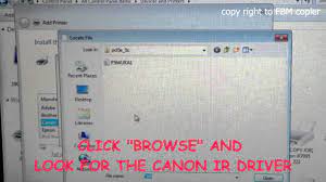 Téléchargement du pilote canon ir2020i pour un produit d'impression de haute qualité et facile à utiliser, tout le support nécessaire. How To Install Canon Ir Series Copier Printer Driver Using Network Youtube