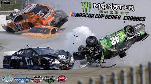 Some of the injured fans were treated at the site and other 18 were taken to hospitals, said halifax health spokesman byron cogdell. 2019 Nascar Cup Series Crashes Talladega Charlotte Youtube