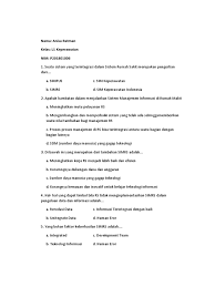 Maybe you would like to learn more about one of these? Contoh Soal Sistem Informasi Rumah Sakit